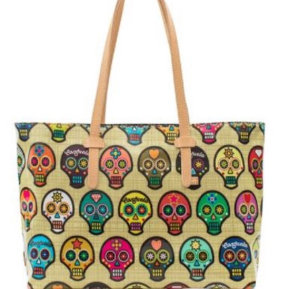 Consuela Sugar Skulls Legacy East West Tote